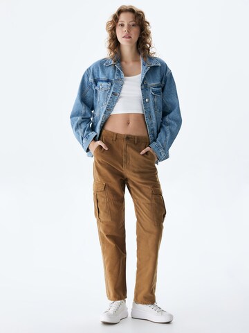 LTB Loosefit Cargobroek 'Soyafa' in Bruin
