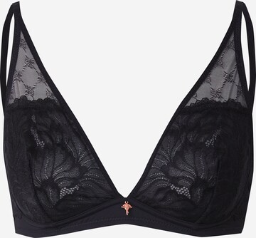 JOOP! Bodywear Triangle Bra in Black: front