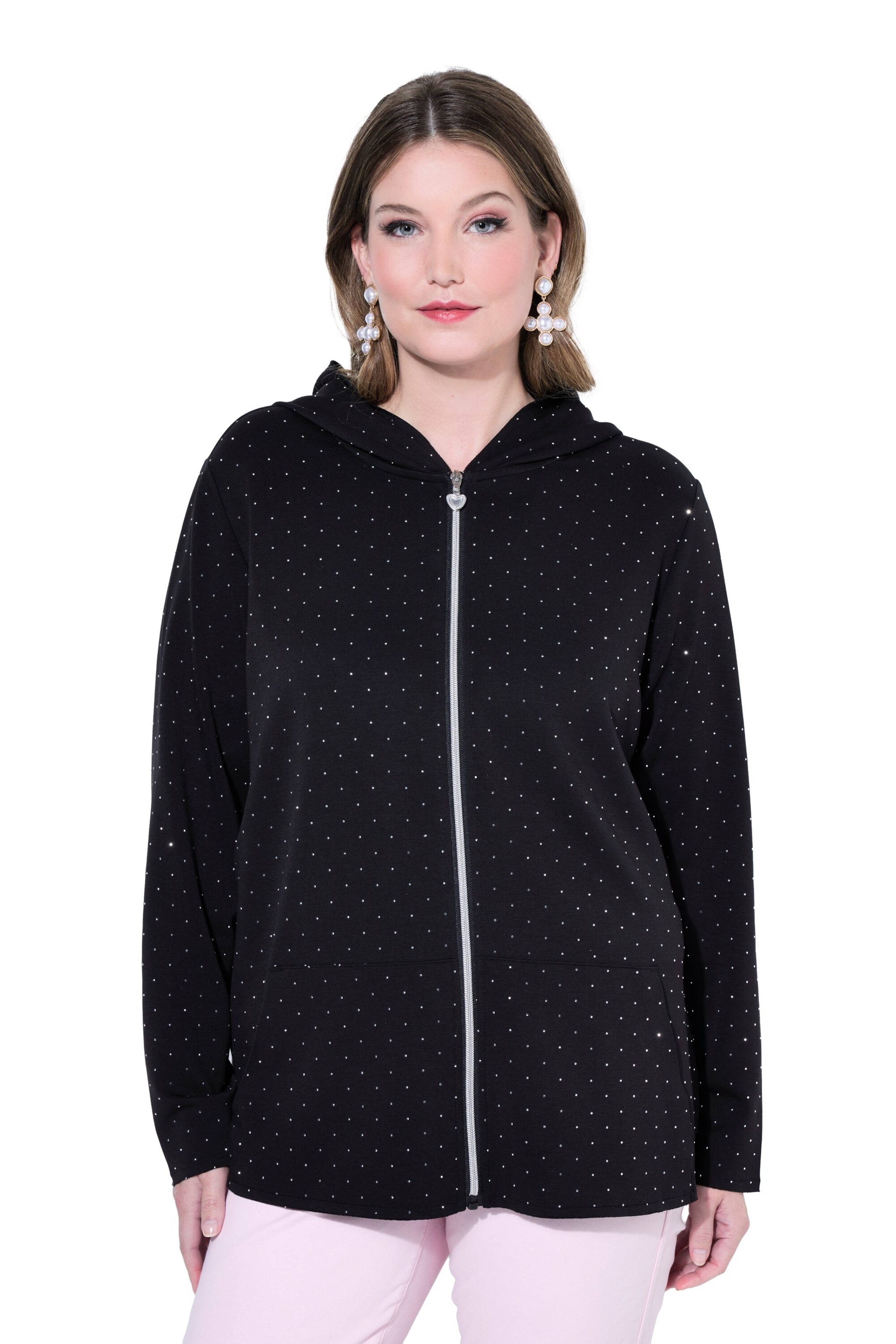 MIAMODA Sweatshirt in Schwarz: Vorderseite