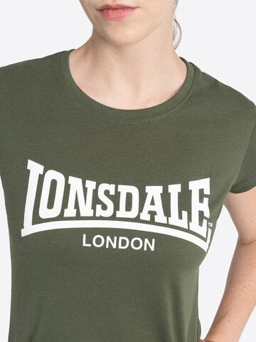 LONSDALE Футболка 'CARTMEL' в Зеленый