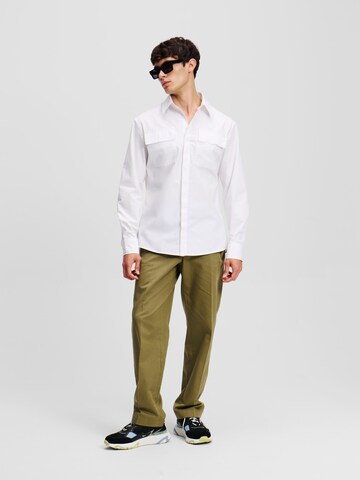 Karl Lagerfeld Regular fit Button Up Shirt in White