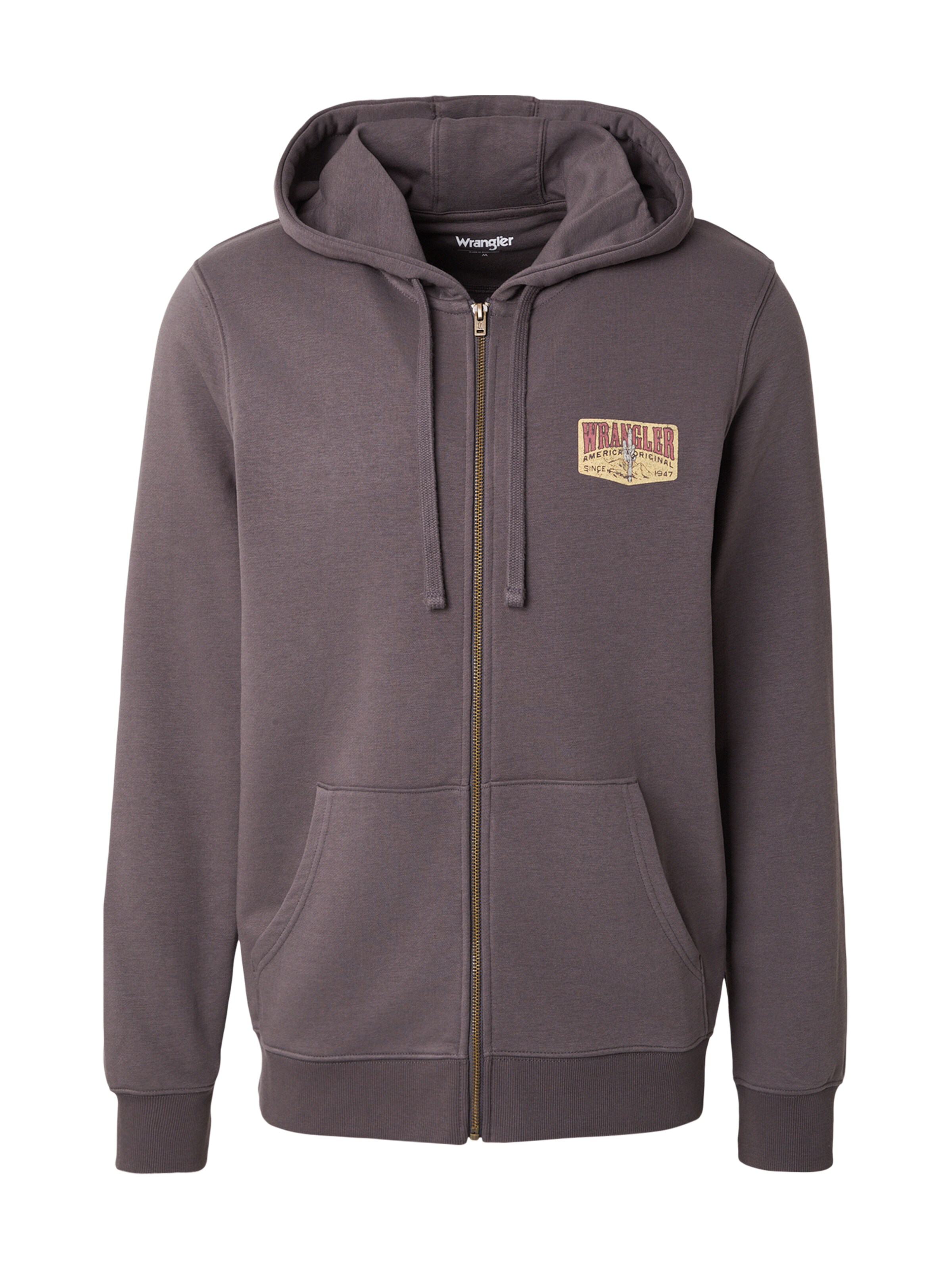 WRANGLER Ζακέτα φούτερ σε σκούρο γκρι, Άποψη προϊόντος