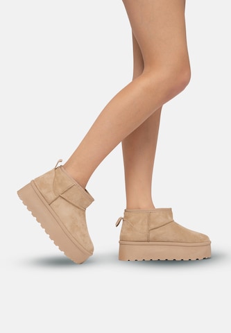 Salinyang Boots i beige