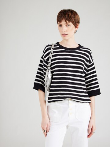 b.young Sweater 'MIKALA' in Black: front
