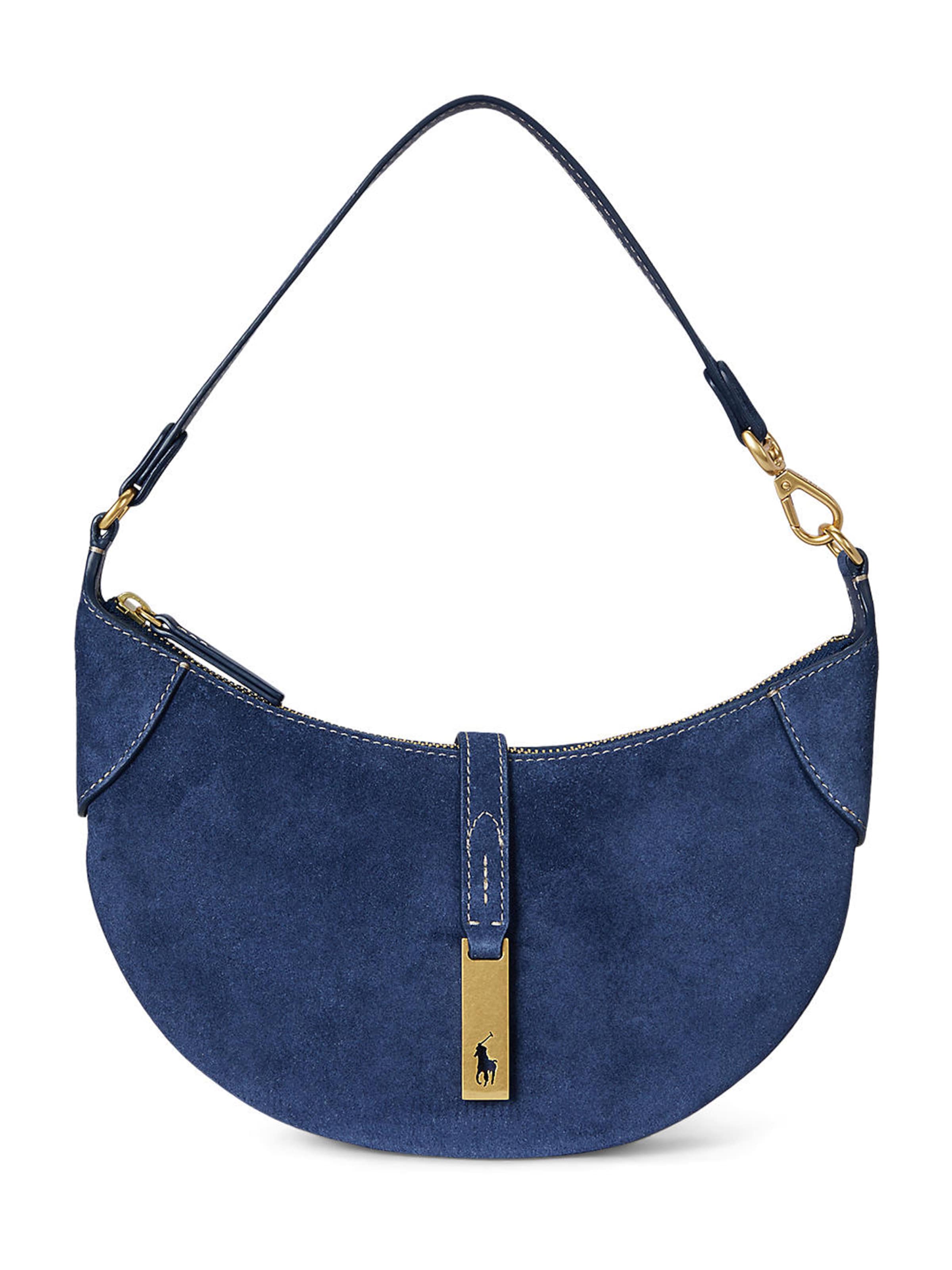 Polo Ralph Lauren - Bolso de hombro en azul: frente