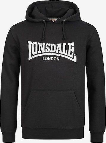 LONSDALE Sweatshirt 'Wolterton' in Black: front