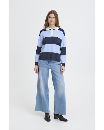 ICHI Trui 'IHBOSTON' in Blauw