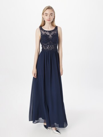 Laona Evening Dress in Blue: front