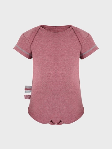 OrganicEra Romper/Bodysuit 'OrganicEra Organic Baby S/S Bodysuit' in Red: front