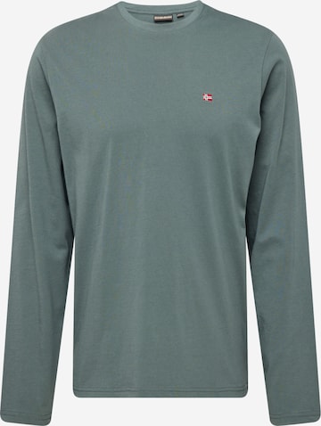 Maglietta 'SALIS' di NAPAPIJRI in verde: frontale