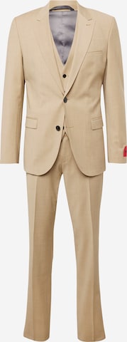 HUGO Red Regular Suit 'Arti/Hesten' in Beige: front