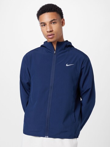 NIKE Спортивная куртка 'Form' в Синий: спереди