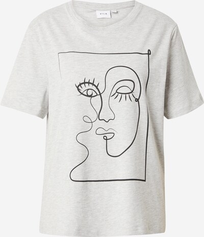 VILA T-shirt 'SYBIL' en gris clair / noir, Vue avec produit