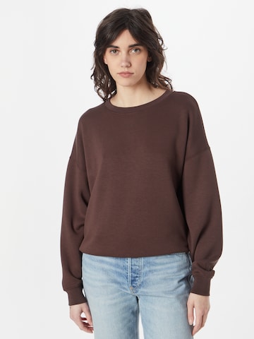 MSCH COPENHAGEN Sweatshirt 'Ima' i brun: forside