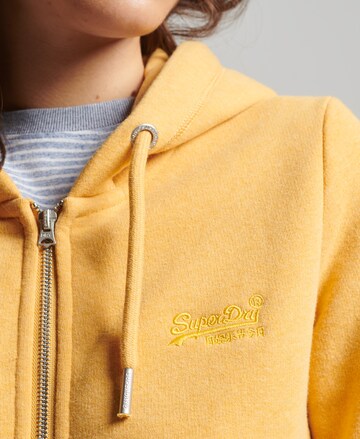 Veste de survêtement Superdry en jaune