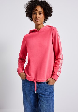 STREET ONE Sweatshirt in Pink: front