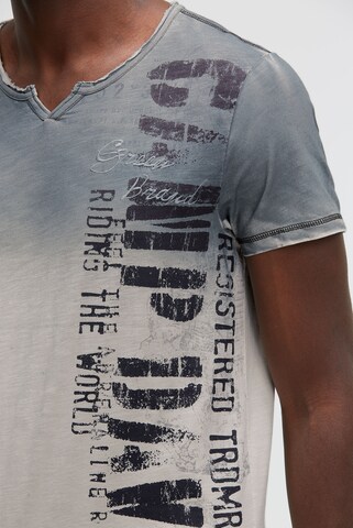 CAMP DAVID Shirt in Grey