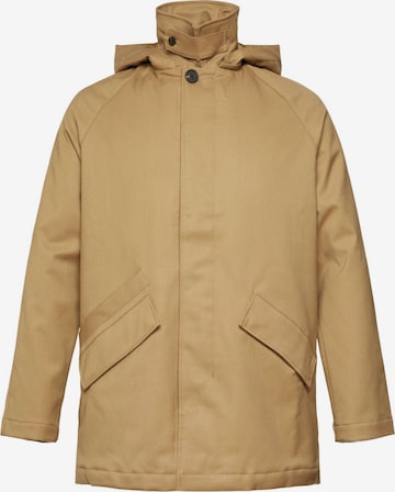 Manteau d’hiver ESPRIT en beige : devant