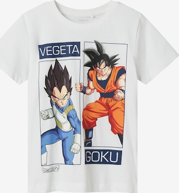 balta NAME IT Marškinėliai 'NKMjes Dragon': priekis