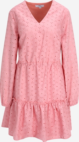 Dorothy Perkins Tall Šaty 'Broderie' – pink: přední strana