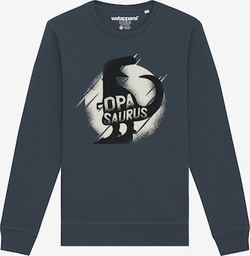 Sweat-shirt ' Opasaurus ' Watapparel en gris : devant
