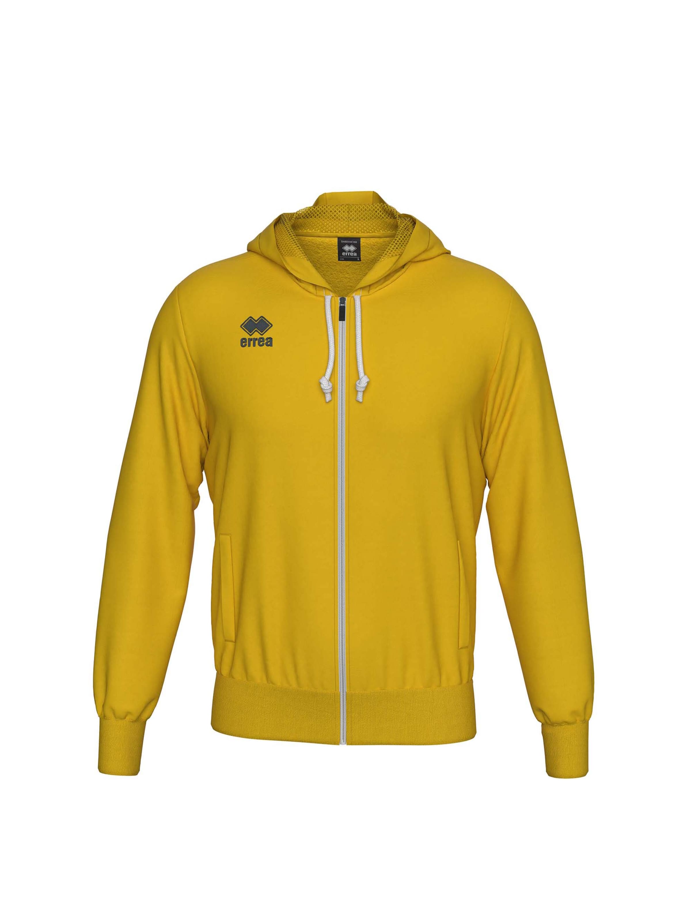 Errea Sports sweat jacket 'JACOB' in Yellow: front