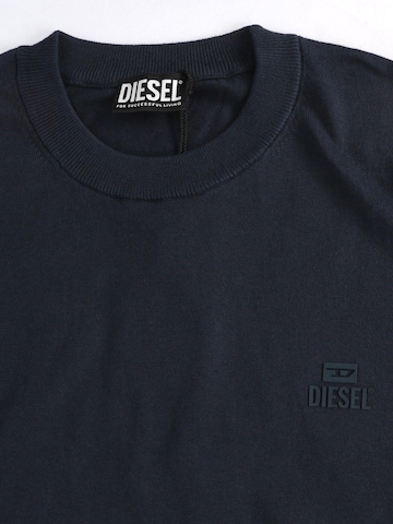 DIESEL - Pullover 'K-FREEX-NEWPRINT' em azul