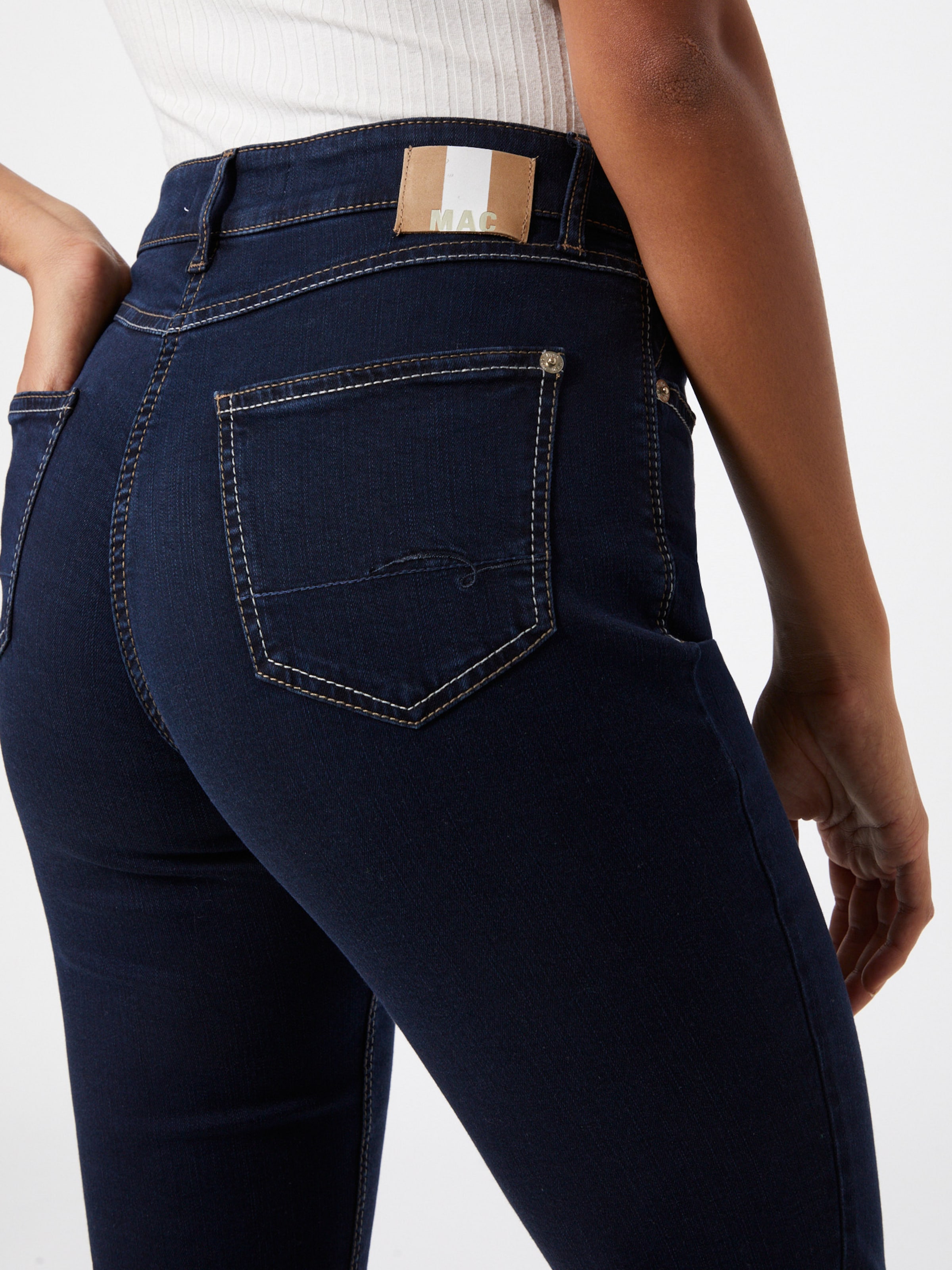 Frauen Jeans MAC Jeans 'Melanie' in Dunkelblau - VB16419