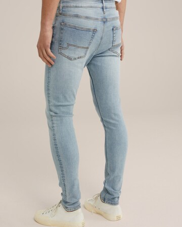 WE Fashion Skinny Jeans 'Blue Ridge' i blå