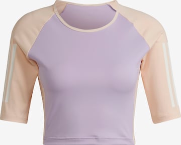 ADIDAS PERFORMANCE Sporttop in Lila: voorkant