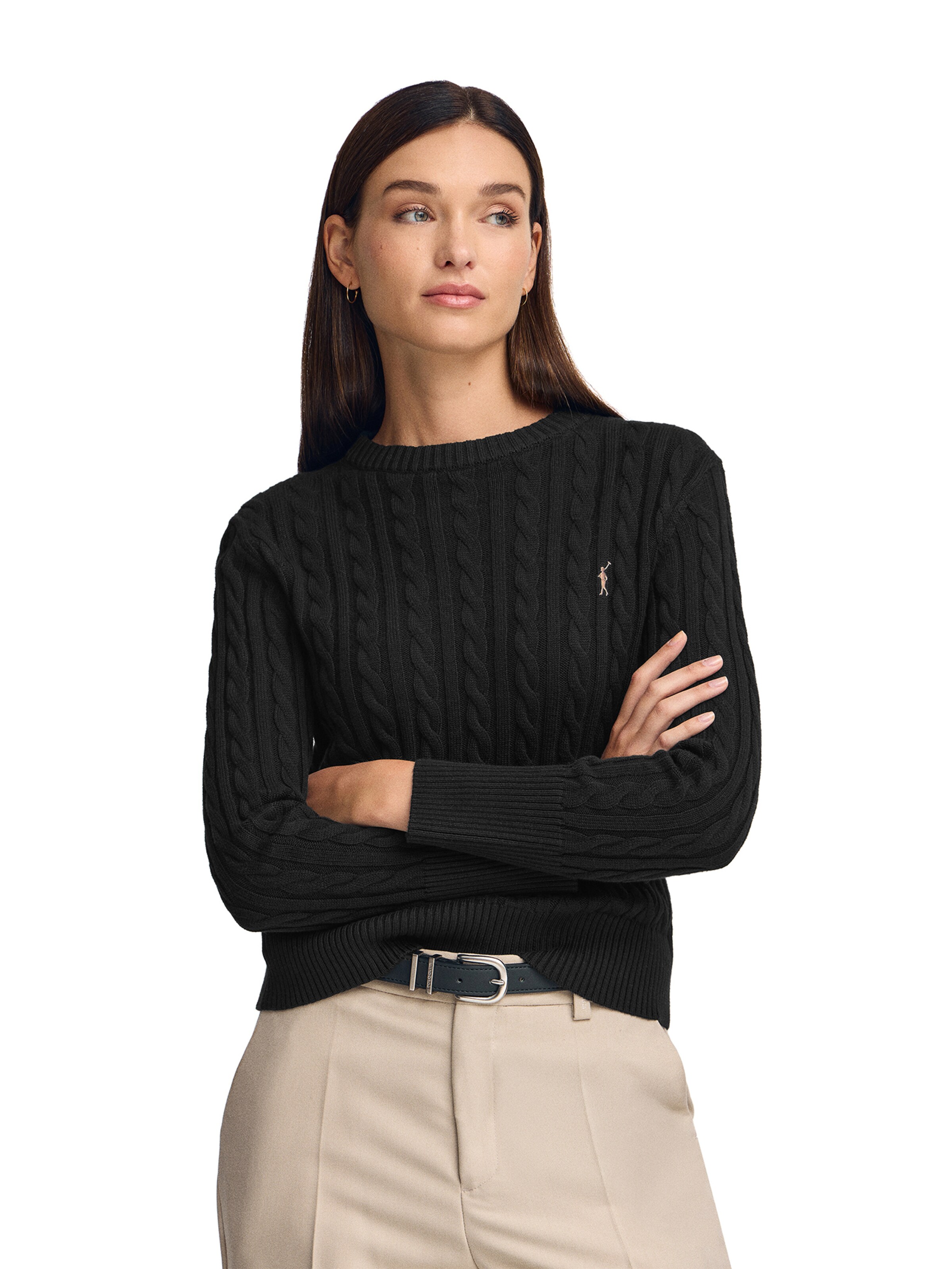 Polo Club Pullover in Schwarz: Vorderseite