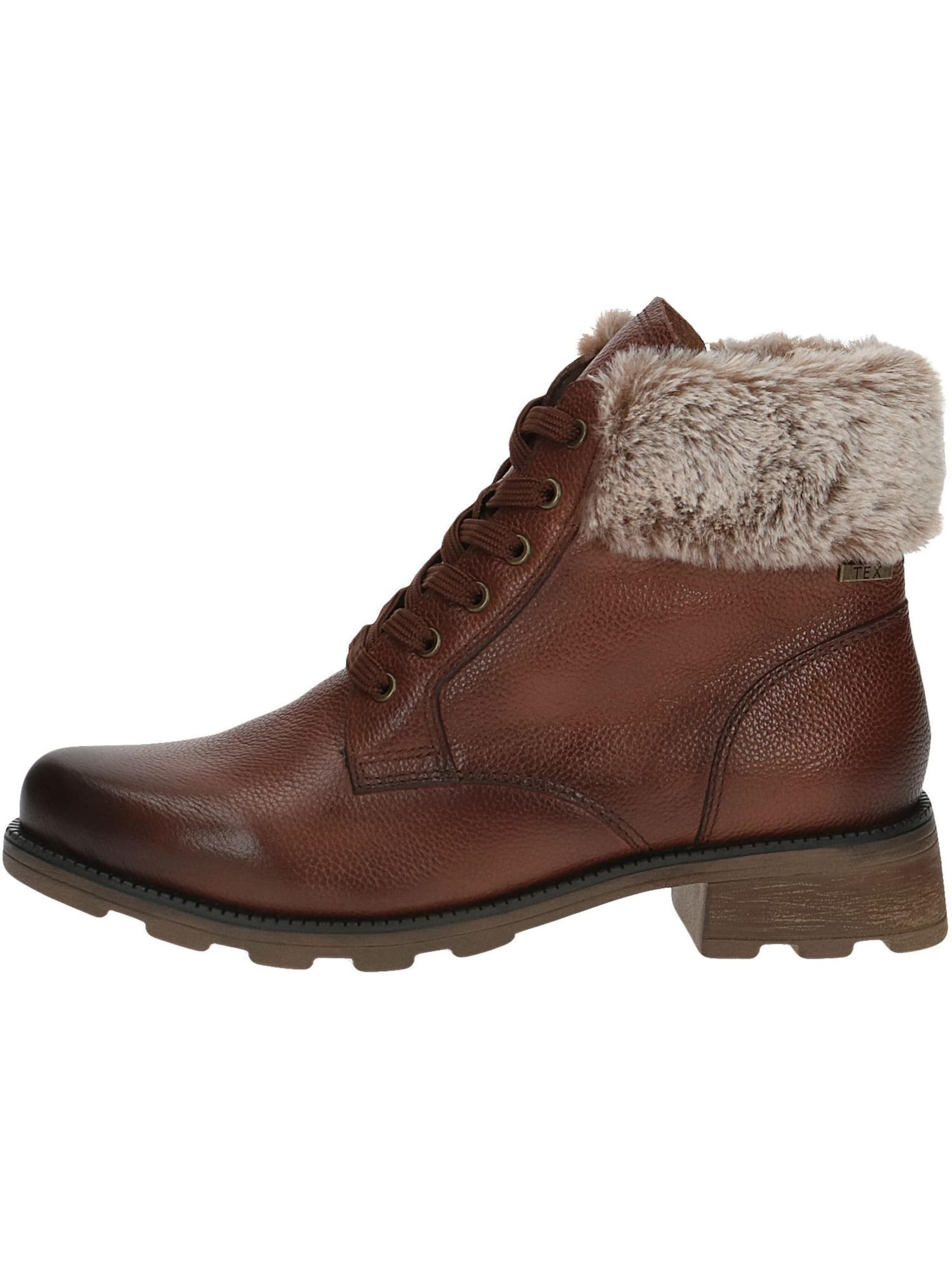 Bottines à lacets CAPRICE en marron
