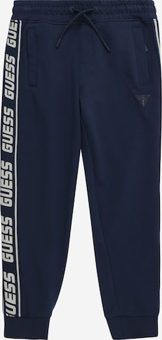 GUESS - Tapered Pantalón 'ACTIVE' en azul: frente