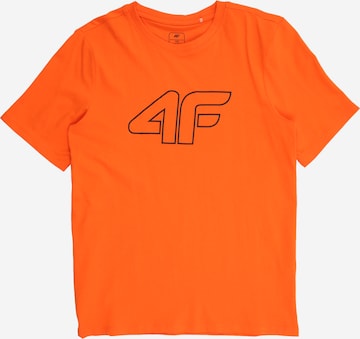 4F Junior Koszulka funkcyjna w kolorze pomarańczowy: przód