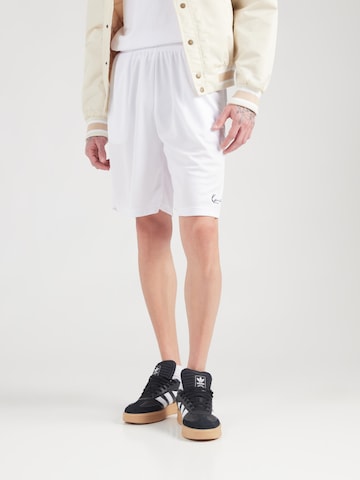 Karl Kani - Loosefit Pantalón en blanco: frente
