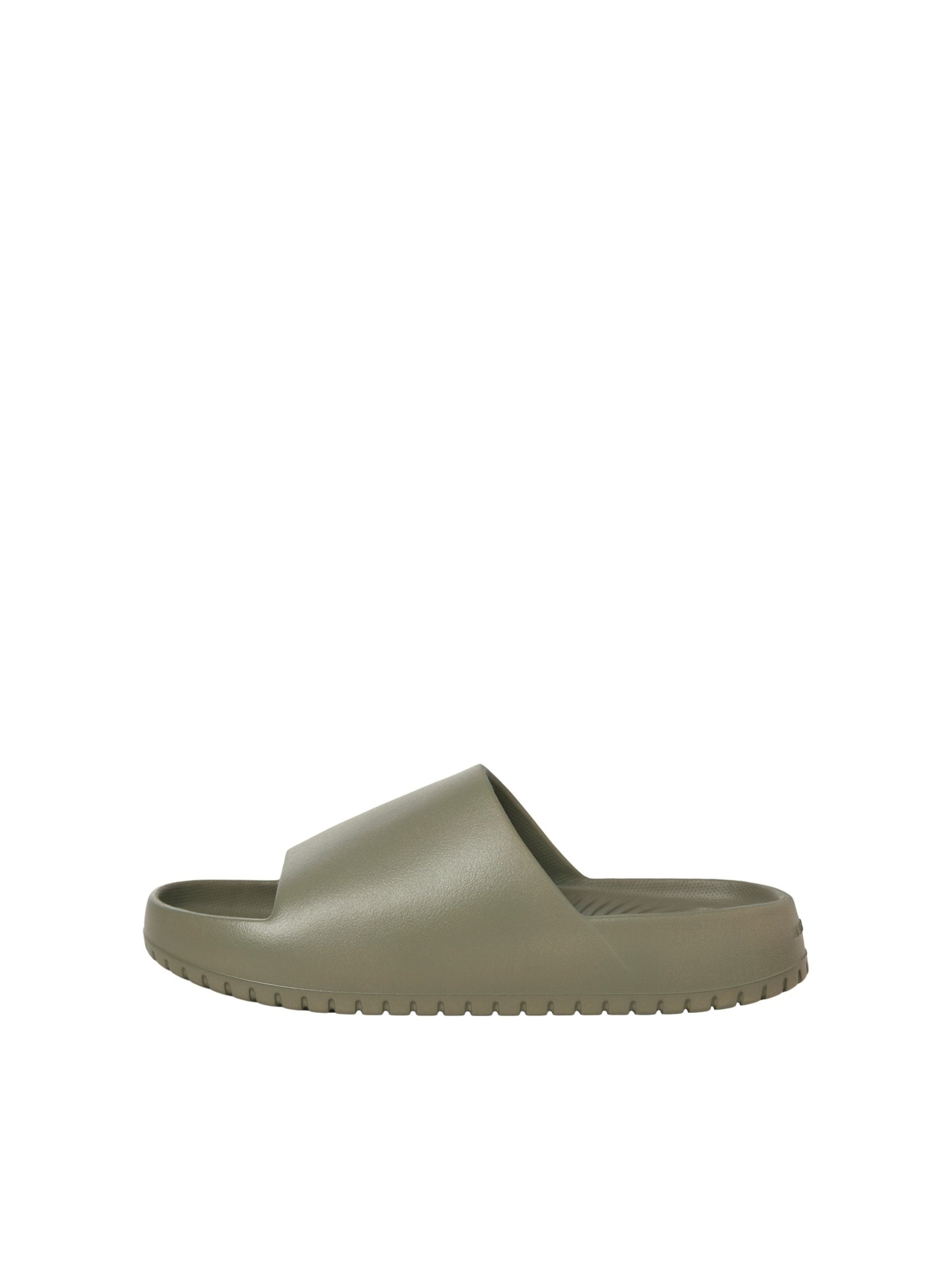 Mule 'Ripple Moulded' JACK & JONES en vert : devant