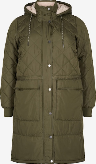 Zizzi Zimní kabát 'CACAMP' - tmavě zelená, Produkt