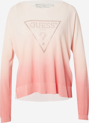 Pull-over 'IRENE' GUESS en orange : devant