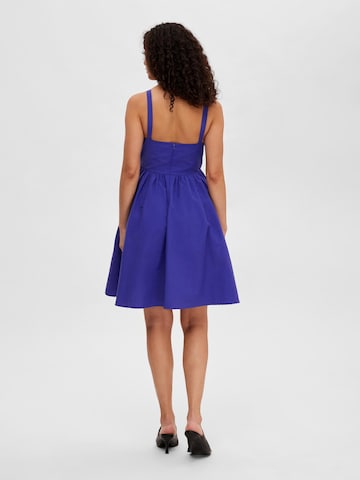 SELECTED FEMME Jurk 'FELIA' in Blauw