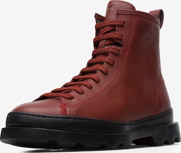CAMPER Lace-Up Ankle Boots 'Brutus ' in Brown: front