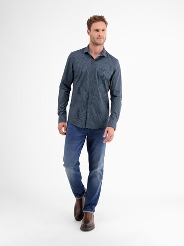 LERROS Regular fit Button Up Shirt in Blue