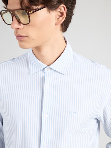 BOSS Regular Fit Hemd 'Mysoft_2' in Blau