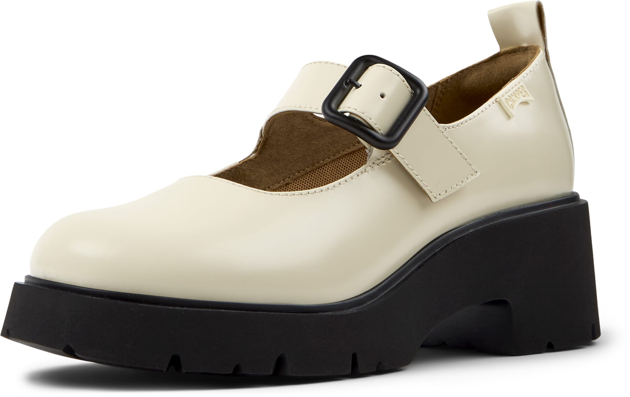 Ballerina 'Milah' di CAMPER in bianco: frontale