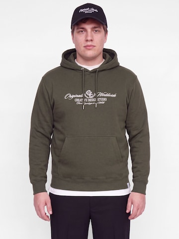 Felpa di JACK & JONES in verde: frontale