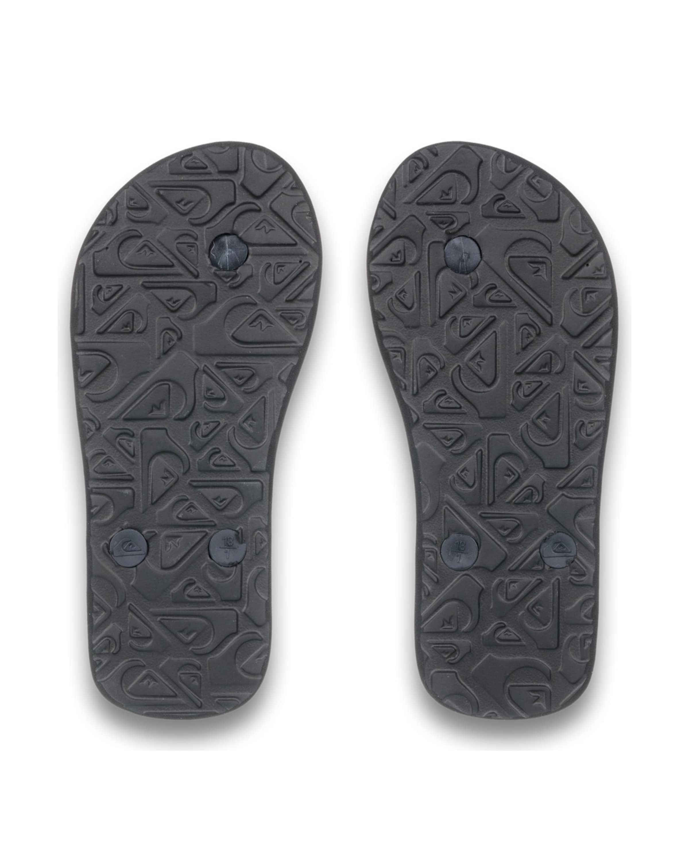 QUIKSILVER Open schoenen 'Molokai Art 25' in Zwart