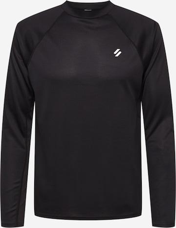 Superdry Performance shirt in Black: front