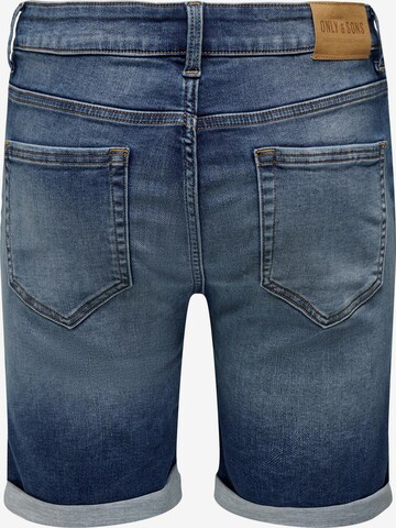 Only & Sons Regular Jeans 'Ply' i blå