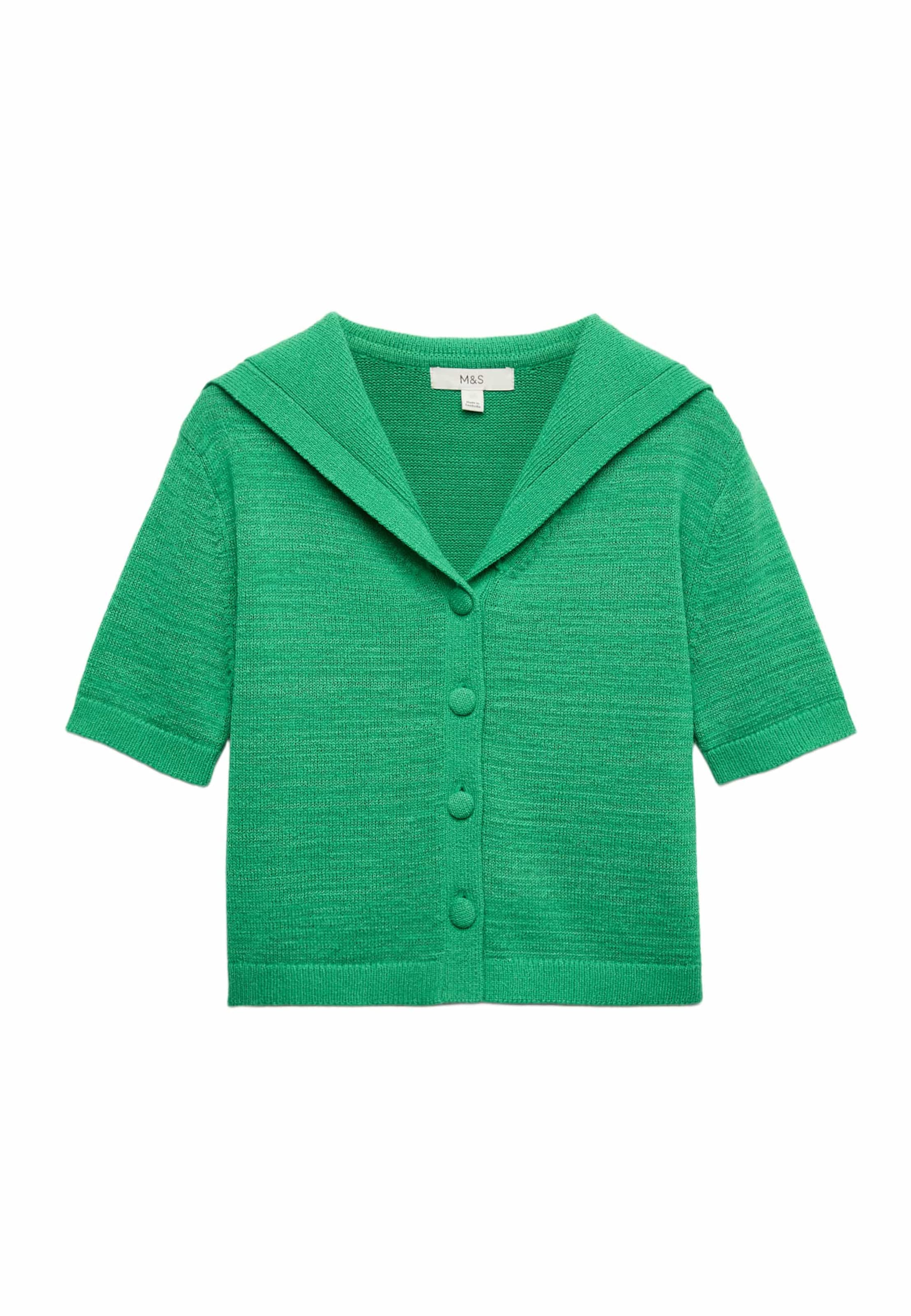 Giacchetta di Marks & Spencer in verde: frontale