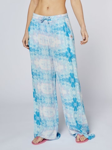 CHIEMSEE Loose fit Pants in Blue: front