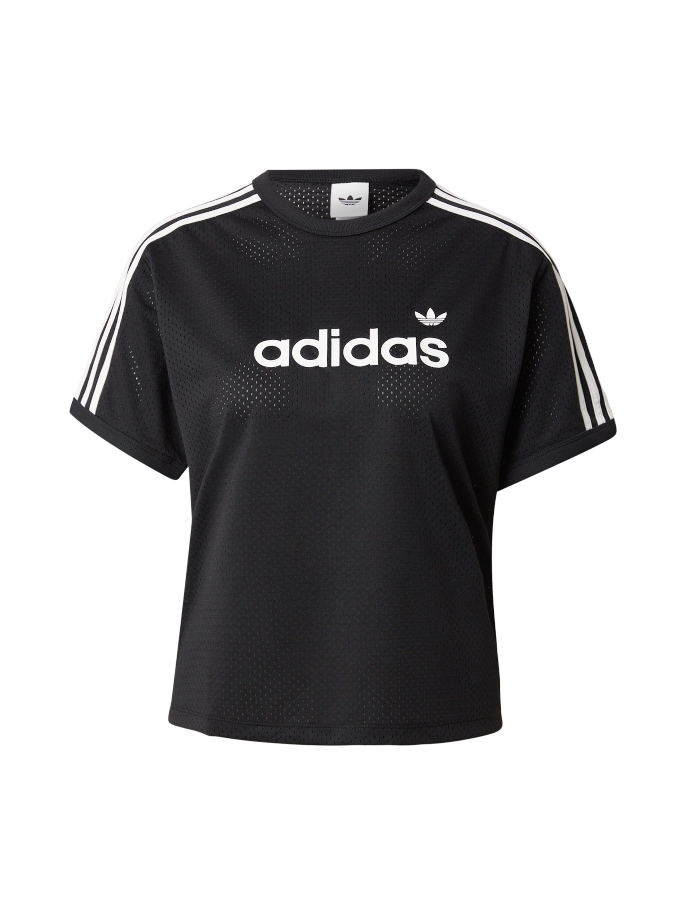 ADIDAS ORIGINALS Футболка в Черный: спереди
